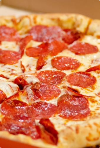 selected pizza